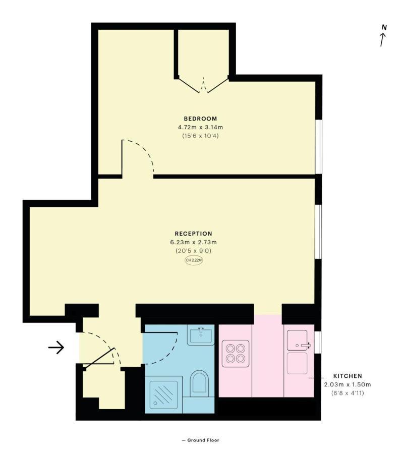 Modern 1 Bedroom Apartment In Kensington London Luaran gambar